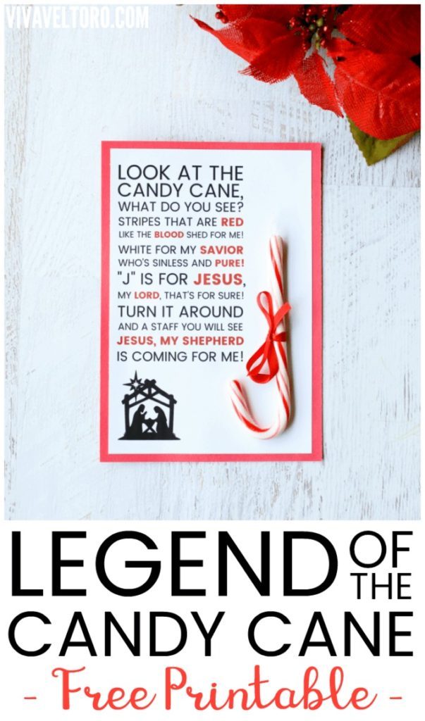 Printable Candy Cane Poem Printable Templates