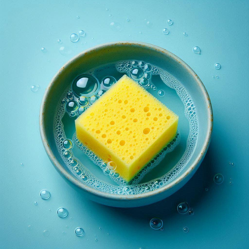 Sponge in water